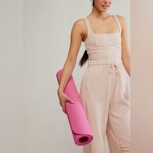 NWOT FP Movement by Free People Inbound Onesie Adjustable Drawstring Waist